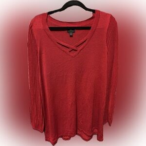 Sparkly red sweater 
NWT
